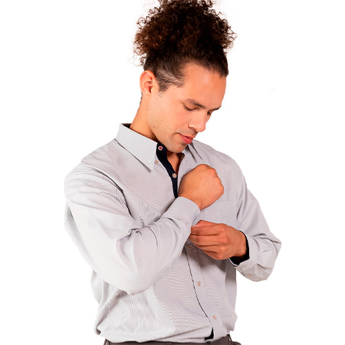 CAMISA MAG MIL RAYAS CABALLERO MANGA LARGA - Vista 2